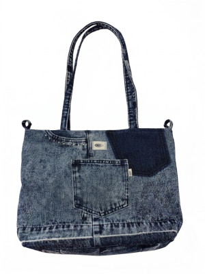 Bolso Jeans Denim Desgastado
